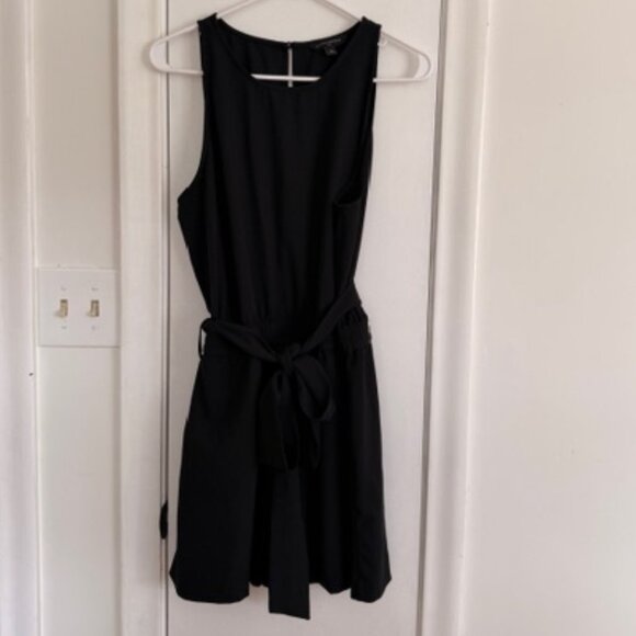 Banana Republic Pants - Banana Republic Black Belted Romper – Size Large – Chic One-Piece